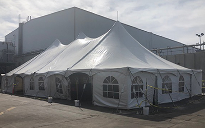 Outside Tent