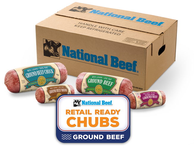 Retail Ready Chubs National Beef