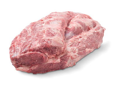 A cut of raw Chuck Roll.