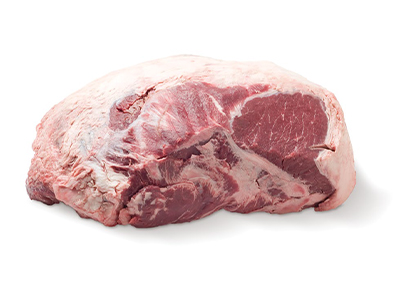 A cut of raw Inside Round.
