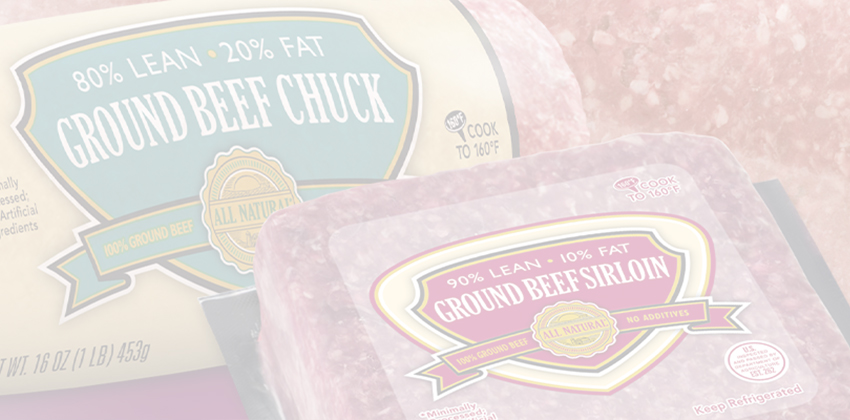 Ground Beef Chuck and Ground Beef Sirloin products.